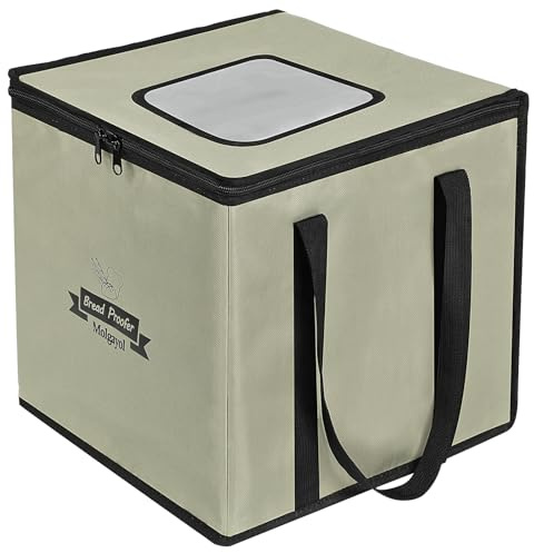 Molgayol Dough Proofer with Heater, Bread Proofer Electric Pizza Dough Proofing Box Temperature Control Proofing Accessories for Making Bread, Yogurt, Natto, Handmade Soap