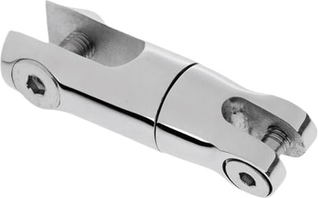Eslabones de fijación para barcos – Conector giratorio de acero inoxidable de dos piezas, pieza de repuesto robusta, hardware marino para kayak yate, accesorios duraderos para barcos marinos