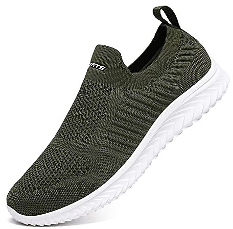 YisiNP Mesh Sneaker Damen Herren Sportschuhe Slip on Laufschuhe Ohne Schnürsenkel Männer Schuhe Sneakers Fitnessschuhe