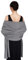 SWAT PANY Schal Grau Damen Winter Schals Tücher für Damen Pashmina Winterschal Stola Damen für Festlich Abendkleid