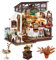 Rolife DIY Miniature House Nr. 17 Café Shop - Miniatur Haus Selber Bauen Deko für Schreibtisch oder Bücherregal Puppenhäuser Miniatur Tiny House Bausatz Geschenk DG162