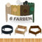 Beeteinfassung Holz -TOP- Personalisierte Beetumrandung Holz | Rollborder in 6 Farben | Rasenkante in 3 Formen | Baumumrandung | Beetzaun imprägniert | Made in EU