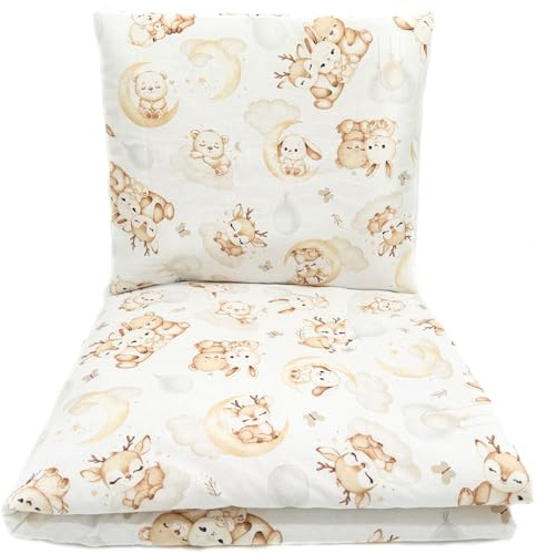 Baby Comfort sängkläder set påslakan (90 x 120 cm) + örngott (40 x 60 cm), små sötnos