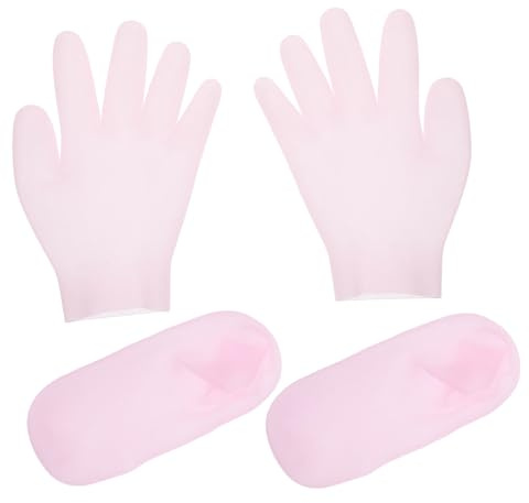 PAMINGONO Feuchtigkeitsspeichernde Handschuhe Und Socken Paar Handschuhe Weiche Spa-feuchtigkeitssocken Für Trockene Haut
