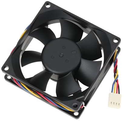 VGOL 4-Pin Desktop Heatsink Cooling Fan FA08025M12LPA 80x80x25mm Compatible with HP Pavilion 500-023w 570-p020 Desktop CPU Heatsink