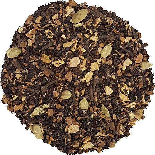 Masala Chai Spiced Black Loose Leaf Tea by Simpli-Special for Hot or Iced Tea (100g in Resealable Pouch)