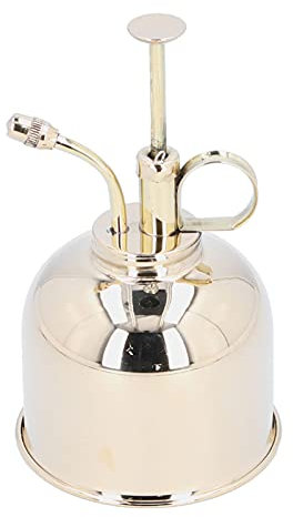 Cyrank Plant Mister, Edelstahl Gießkanne Metall Pflanzensprüher Mister Gold Pflanzensprühflasche Zimmerpflanzen Sukkulenten Bonsai Garten Zimmerpflanze Spritzer
