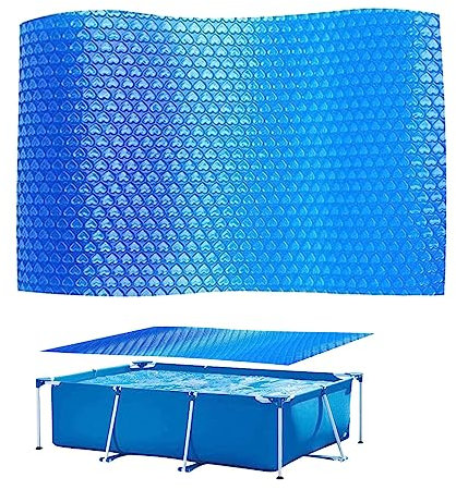 Solar Pool Cover Rectangle Swimming Pool Solar Cover Foldable Dustproof Anti UV Pool Heat Preservation Film 300x200cm
