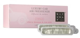 RITUALS Auto Parfüm Refill Sakura Car Air Freshener – 2 Nachfüller mit Kirschblüten und Reismilch Aroma für das Auto – Auto Duft Nachfüllpack – 2 x 3 g
