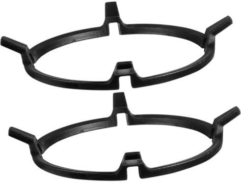 Cabilock 2pièces Support Pour Cuisinière à Gaz Fer Pour Maison Restaurant Avec Anneau Pour Wok Et Support Pour Casseroles