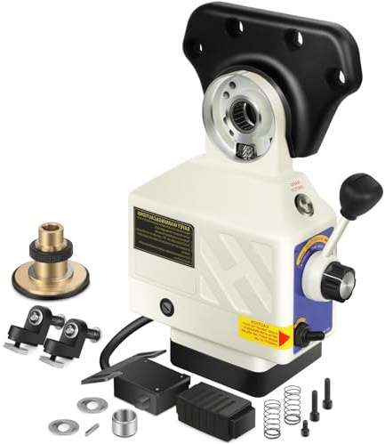 FAHKNS Power Feed X-Axis 450 in-lb Torque, Power Feed Milling Machine 0-200PRM, Power Table Feed Mill 110V, for Bridgeport and Similar Knee Type Milling Machines