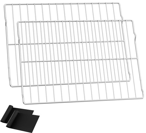 UPGRADE WB48T10063 Oven Rack for GE Profile Oven Racks Stove Rack Replacement Parts,304 Stainless Steel General Electric Range Rack Convection Oven Baking Wire Rack Shelves