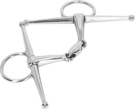 Arithmetix Morso per Bocca di Cavallo da 135 mm Morso per guancia di Cavallo in Acciaio Inossidabile per Allenamento equestre Durevole, Forte, Sicuro