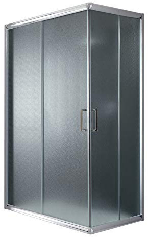 Idralite Box Mampara de Ducha Rectangular 70x90 H198 Impreso C 6mm Mod. Alabama