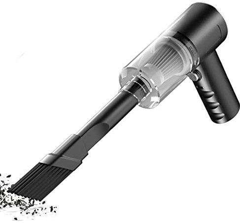 Lecerrot Aspirapolvere per Auto | Aspirapolvere Elettrico 5500Pa Senza Fili,Detergente ad aspirazione Potente Ricaricabile Tramite USB ad Alta Potenza per Auto, casa, Pavimento, di Animali