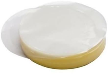 Cellophane per hamburger - 500 fogli | Carta antiaderente, cerata per alimenti, cera, cottura, antigrasso, separatore per salsicce (rotondo 13 cm)