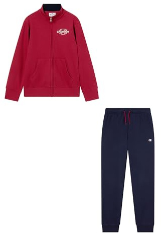 Champion Legacy Boys - Sudadera de forro polar, talla S, color rojo, rosso, S
