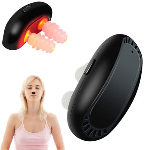 Respirelief Appareil de thérapie nasale à lumière rouge pour le nez, thérapie nasale à lumière rouge, appareil de physiothérapie, soulagement des symptômes de rhinite, appareil de rhinite infrarouge