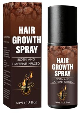 KAFZEL 1 Piezas Sérum Spray Para El Crecimiento Del Cabello Para Hombres/Mujeres, Acelerar El Crecimiento Capilar, Prevenir La Caída Del Cabello En Mujeres