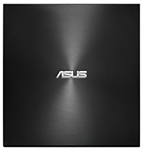 ASUS ZenDrive Black 13mm External 8X DVD/Burner Drive +/-RW with M-Disc Support, Compatible with Both Mac & Windows and Nero BackItUp for Android Devices (USB 2.0 & Type-C Cables Included)