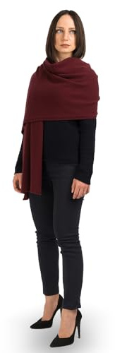 Dalle Piane Cashmere Damstola 100% Kashmir - Brudsjal och Kvällssjal - Made in Italy - 60 x 205 cm | Elegant ceremoni- och kvällssal, 60 x 205 cm, mångsidig under alla årstider, presentidé för henne, tillverkad i Italien