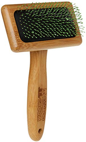 Bamboo Groom Soft Slicker Brush Medium