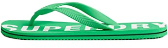 Superdry Herren CODE ESSENTIAL FLIP FLOP Flipflop, Bright Green, Large EU
