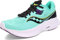 Saucony Guide 15 Damen-Laufschuh, Cool Mint/Acid, 41 EU