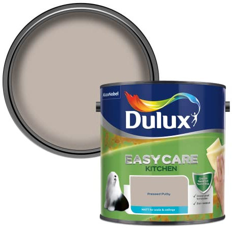 Dulux Easycare Kitchen Matt Emulsion Paint - Pressed Putty - 2.5L