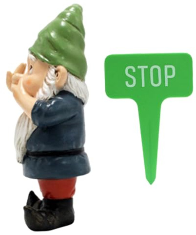 BESTonZON 1 Juego Adorno de Jardín de Estatua de Duende Miniatura Decoración Exterior para Jardín y Patio para y Decoración del