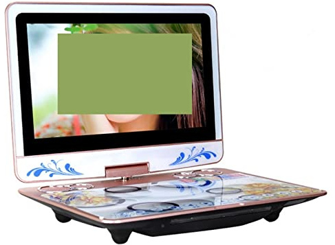 Bärbar DVD-spelare, 13 tums bärbara spel 3D HD Big Screen DVD EVD-spelare Mobil teatermaskin Videosång med TV-kort MP3-högtalare Spelmusik