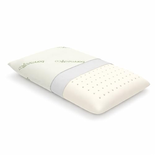 bonmedico Nackenstützkissen orthopädisch – Memory Foam für Nackenschmerzen & bessere Schlafposition – 68x40x12 cm – für Rücken- & Seitenschläfer – waschbarer Bezug, hypoallergen