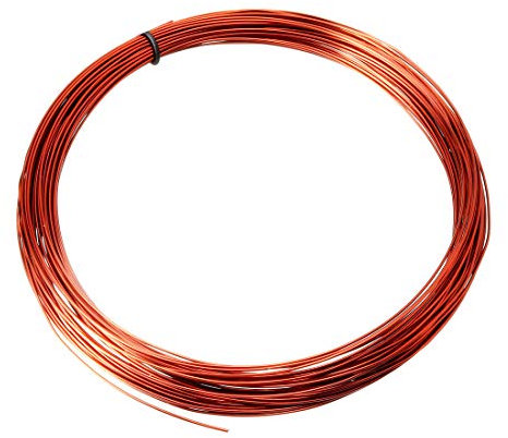 sourcing map Magnet Kabel Kupferlackdraht Wicklung Spule 0,74mm Durchmesser 49 Länge