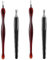 Fourchette à Cuticules, 4 Pièces Cuticule à Ongles Fourches, Poussoir à Cuticules, Cuticle Trimmer, Dead Skin Remover, Pour les Soins des dDoigts et des Ongles des Orteils