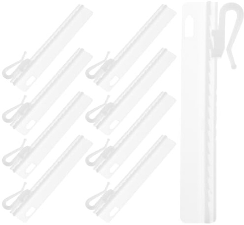 MAGICLULU Ganci Regolabili per Tende 25 Pezzi Clip per da 3.74X0.98X0.39In Accessori per Finestre E Tende Scorrevoli Facili da Installare per Casa E Cucina