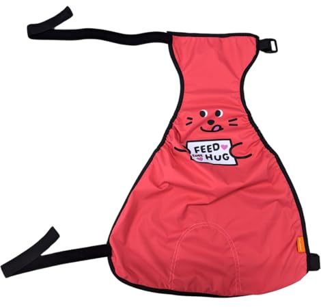 MUDLESS Waterproof Dog Belly Vest, Lightweight Breathable Outdoor Indoor - Clean & Dry in Rain Snow Mud (Tawny Orange, Feed Hug, M)