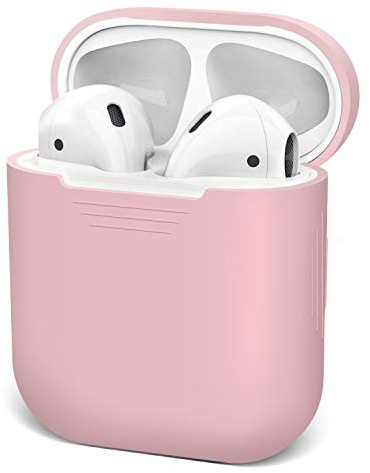 iKNOWTECH Silicone Waterproof AirPods Case - Shock Proof Protective Cover for Apple AirPods, iPhone X/XS/XR/X MAX7/7P/8/8P (Pink)