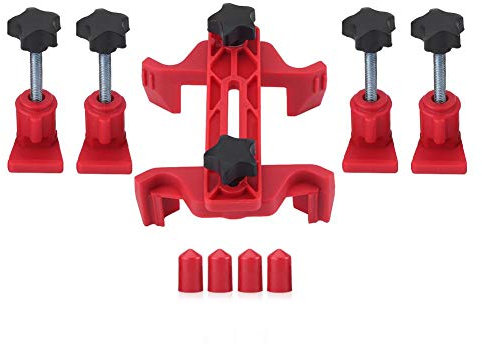Bloc Poulie Arbre A Came,V6 Cam Lock Tool Kit,Blocage Pignon Distribution,Outillage De Calage La Courroie De Distribution,9Pcs Cam Clamp Set,Voiture En Acier Au Carbone Auto D