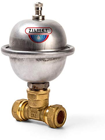 Zilmet 0,16 litri di espansione potenziabile vaso Shock Arrestor & 15 mm Tee