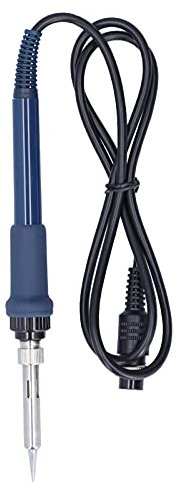 Estación de Soldador Soderi Kit de Soldadura de Pistola Soldador Ajustable Pasadores de Soldadura, Mango de Soldador Estación de Enchufe de 6 Orificios Herramientas de Soldadura de Repuesto 19cm 60W D