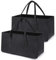 2 Stück Filztaschen Kaminholztasche aus Filz, Holzkorb für Kaminholz, Extra dicker Filz Brennholzkorb, Aufbewahrung für Besteck, Spielzeug, Bücher, Streichhölzer, 50 x 25 x 25 cm
