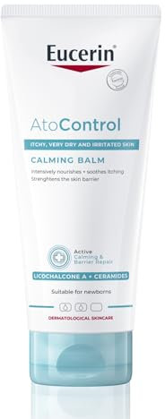 Eucerin Atocontrol Balm 200ml, Soothing and Hydrating Ointment for Itchy, Very Dry and Sensitive Skin, Ideal Atopic Dermatitis and Eczema Treatment, Suitable for Babies