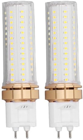 Lampadina di Mais LED da 2 Pacchi 20w 2000 Libbre Diurna G12 Lampada Leggera a LED per Magazzino Garage per la Casa Esterna (Luce neturale)