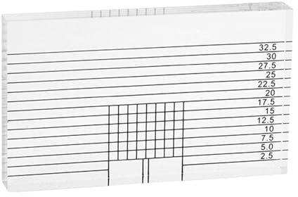 -Messgerät – Acryl-Kalibrierlehre, Lineal, Plattenspieler-Zubehör, verstellbares Mehrzweck-Lineal für Plattenspieler