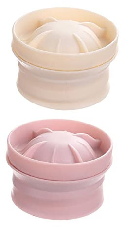 ULTECHNOVO 2piezas Cortador De Rodajas Para Herramienta Manual De Cocina Cortadores De Limón Rebanador De Taza De Fruta Color Aleatorio