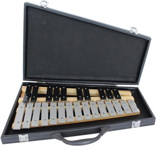 Glockenspiel Xylofon, Xylofon slagverk instrument 25 toner aluminium xylofon glockenspiel