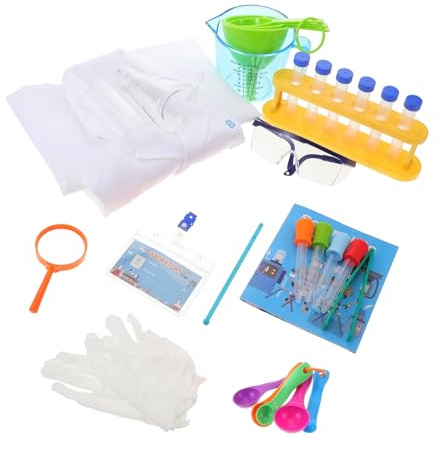 Gatuida Kit Expériences pour Garçon Fille Ensemble Activités De Chimie De Laboratoire pour Garçon Fille