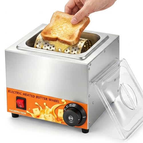 YUCHENGTECH Rullo Elettrico per Burro Spalmaburro in Acciaio Inox 1000 ml