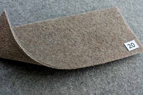 Velu - moquette agugliata su misura - Beige 20-200cm x 450cm