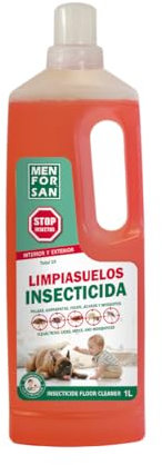 Menforsan Totale 10 Detergente per Pavimenti Insetticida, Rimuove e Protegge Gli Animali Domestici e l'ambiente Domestico, Interno ed Esterno, 1L